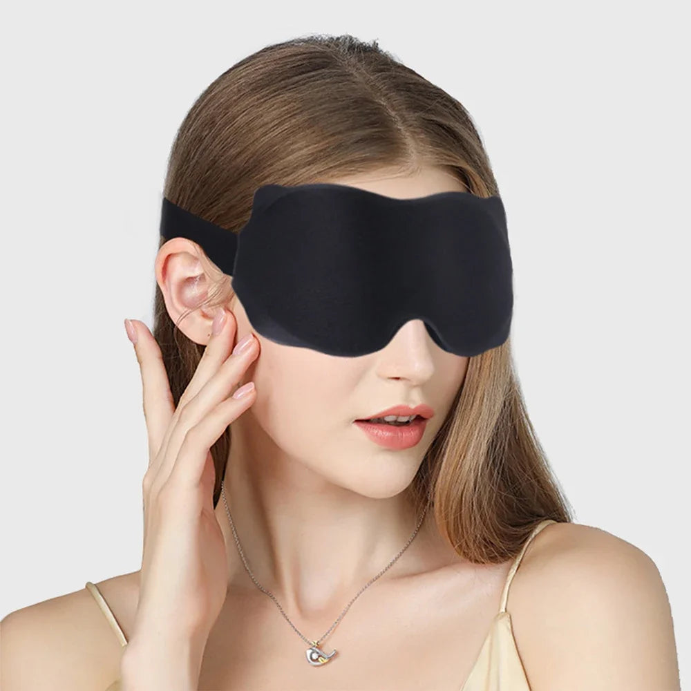Masque de sommeil violet en mousse