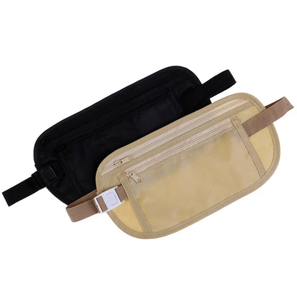 Ceinture de voyage invisible beige