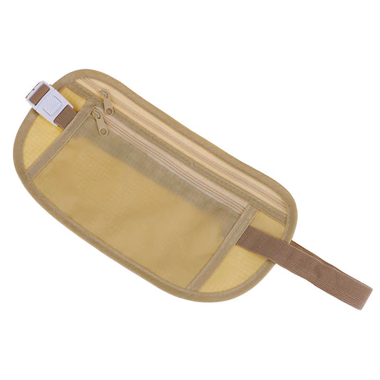 Ceinture de voyage invisible beige