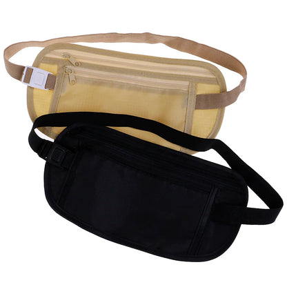 Ceinture de voyage invisible beige
