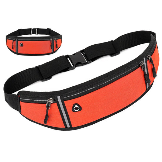 Ceinture de voyage multipoches orange