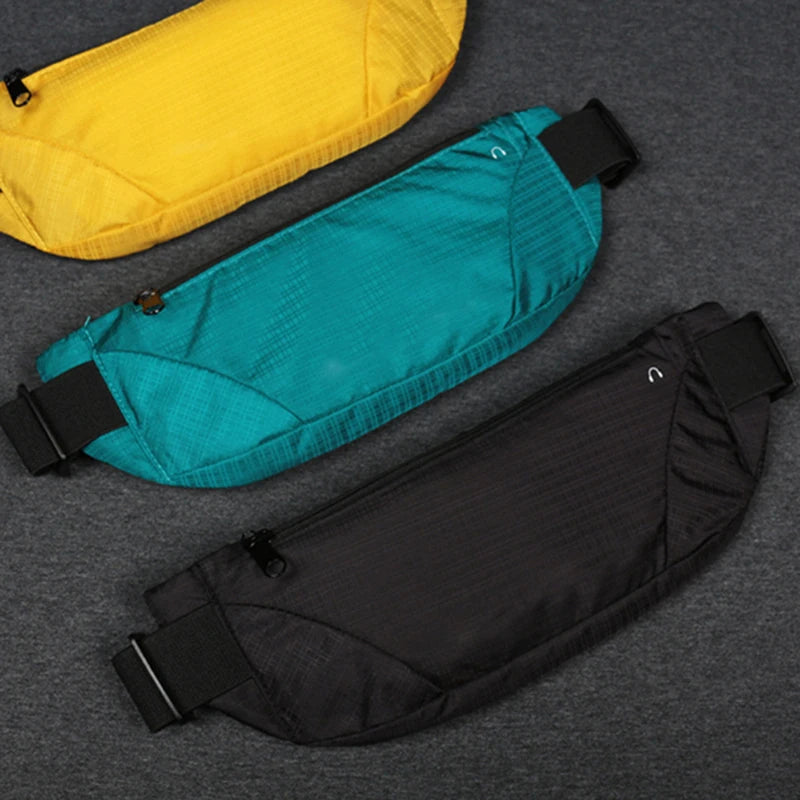 Ceinture de voyage discrète jaune