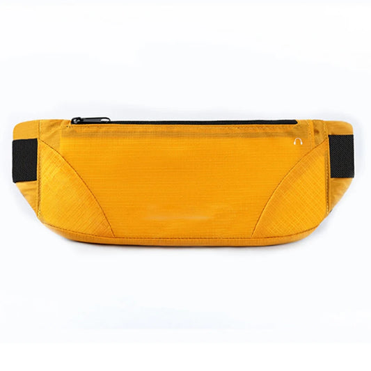 Ceinture de voyage discrète jaune
