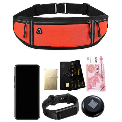 Ceinture de voyage multipoches rose