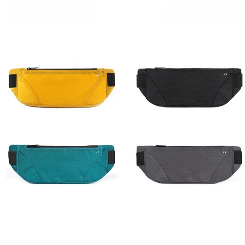 Ceinture de voyage discrète jaune