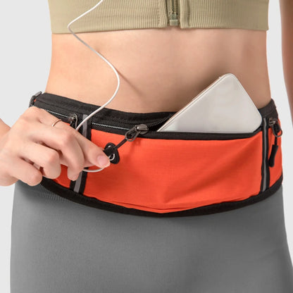 Ceinture de voyage multipoches jaune
