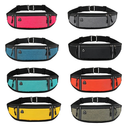 Ceinture de voyage multipoches verte